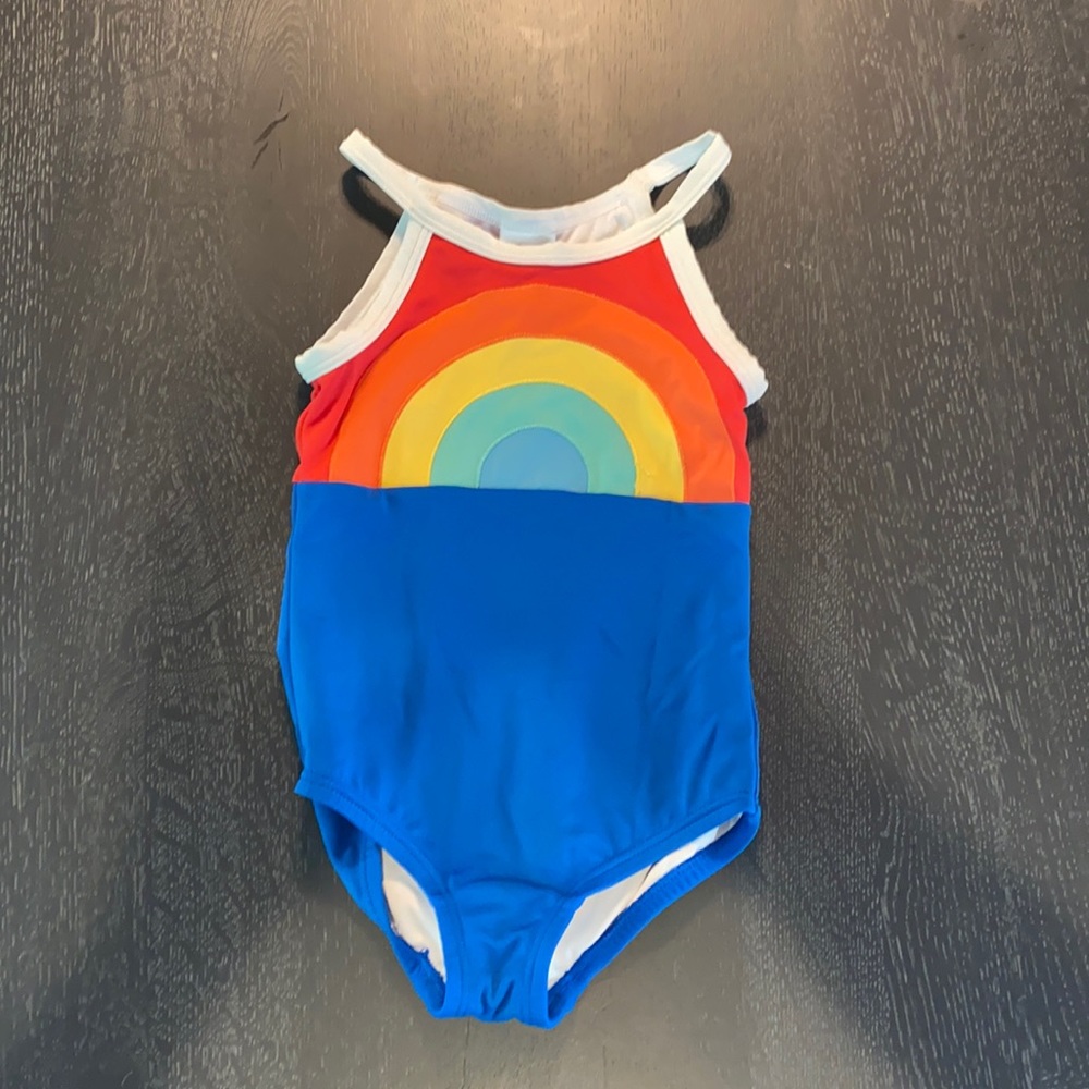 3T rainbow swim suit